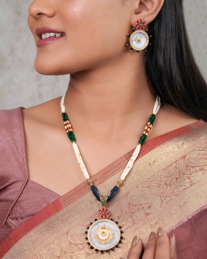 Imperial Pearl Radiance Necklace & Earring Set