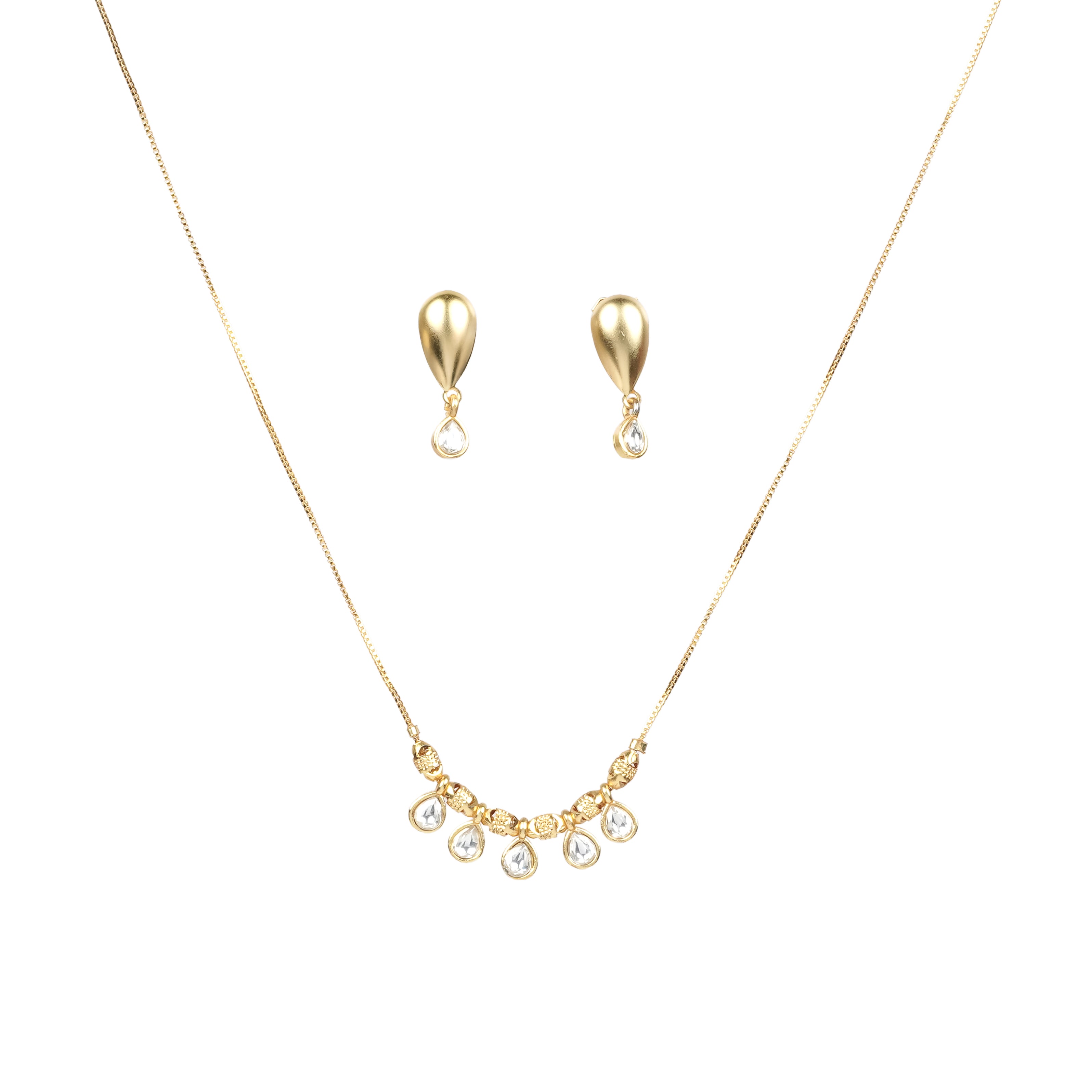 Golden Dewdrop Elegance Set