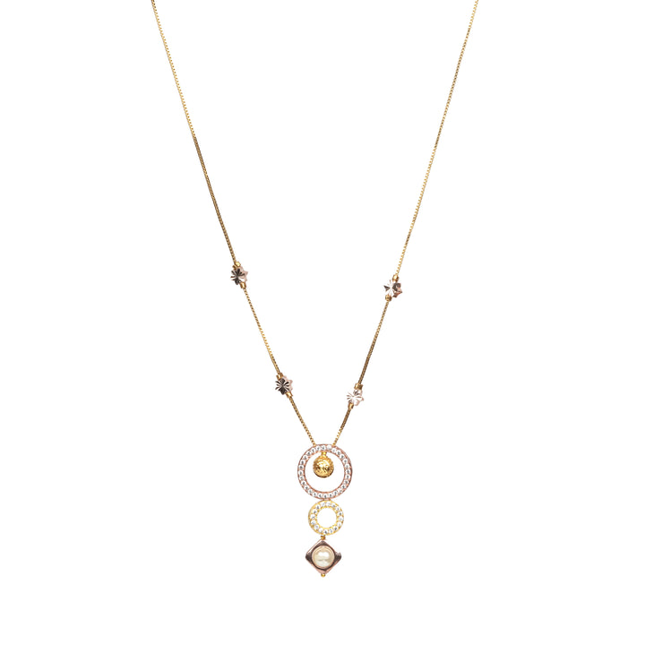 Celestial Orbit Pearl Necklace