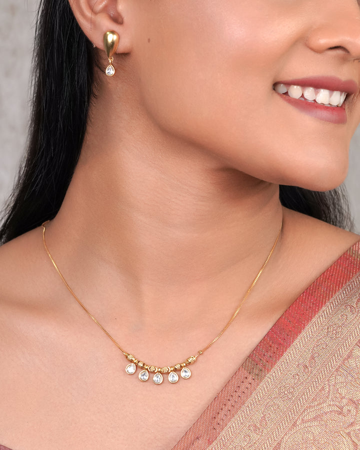 Golden Dewdrop Elegance Set